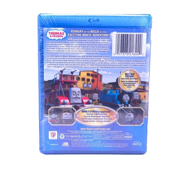 Thomas & Friends Day of the Diesels Blu-ray + DVD (Bilingual) New Sealed - Picture 2 of 6
